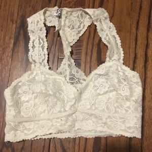 free people lace bralette